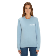 CASUAL UNISEX RUNDHALS-SWEATSHIRT - SKY BLUE